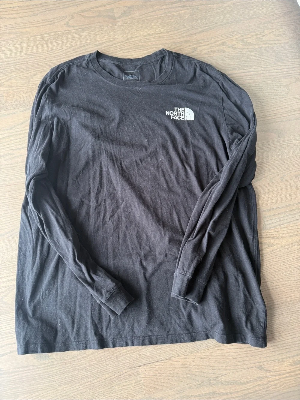 The North Face Black Long-Sleeve Logo Tee